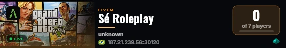 Sé Roleplay live status badge