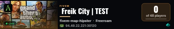  Freik City | TEST live status badge