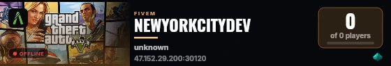 NEWYORKCITYDEV live status badge