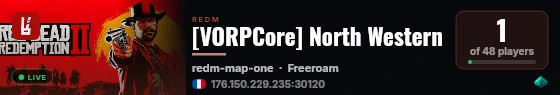[VORPCore] North Western live status badge