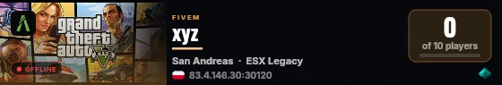 xyz live status badge