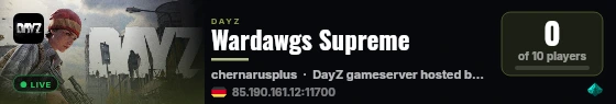 Wardawgs Supreme live status badge
