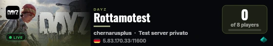 Rottamotest live status badge