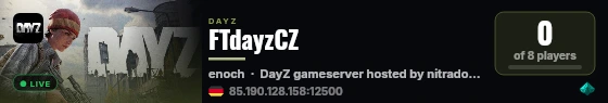 FTdayzCZ live status badge