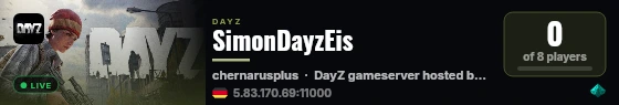 SimonDayzEis live status badge