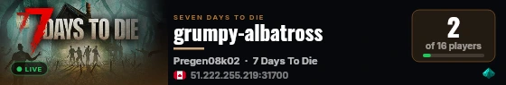grumpy-albatross live status badge