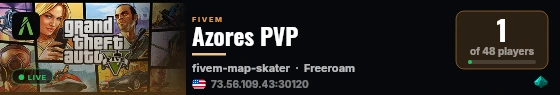 Azores PVP live status badge