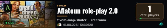 Aflatoun role-play 2.0 live status badge