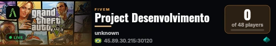Project Desenvolvimento live status badge