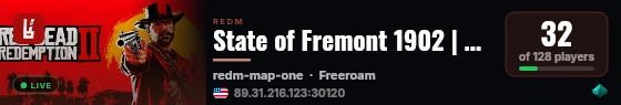 State of Fremont 1902 | Beginner Friendly | Community Driven live status badge