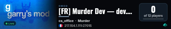 [FR] Murder Dev — dev.murder.ajin.fr live status badge