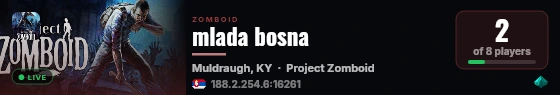 mlada bosna live status badge