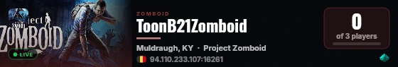 ToonB21Zomboid live status badge