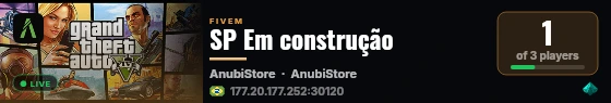 SP Em construção live status badge
