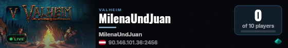 MilenaUndJuan live status badge