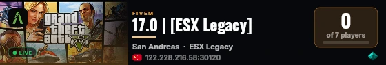 17.0 | [ESX Legacy] live status badge