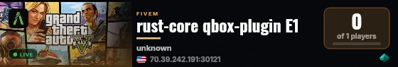 rust-core qbox-plugin E1 live status badge