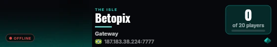 Betopix live status badge