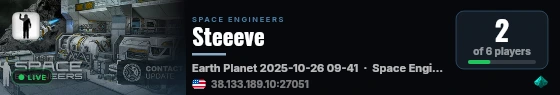Steeeve live status badge
