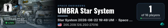 UMBRA Star System live status badge