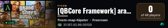 [QBCore Framework] arab pd live status badge