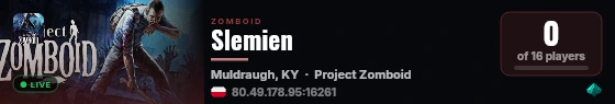 Slemien live status badge