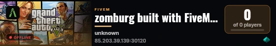 zomburg built with FiveM Basic Server! live status badge