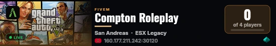 Compton RP | [ESX Legacy] live status badge