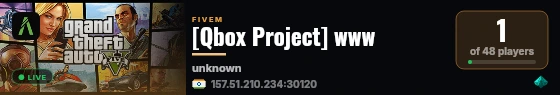 [Qbox Project] www live status badge