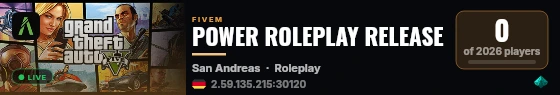 POWER ROLEPLAY RELEASE live status badge