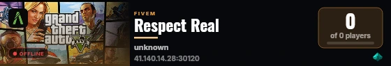 Respect Real live status badge