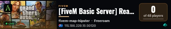 [FiveM Basic Server] Real Heaven live status badge