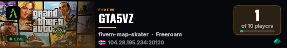 GTA5VZ live status badge