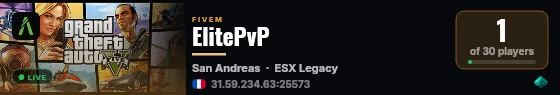ElitePvP live status badge