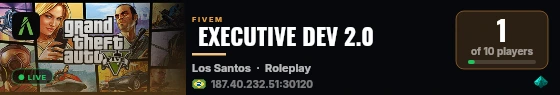  EXECUTIVE DEV 2.0 live status badge
