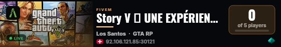 Story V ➜ UNE EXPÉRIENCE INOUBLIABLE live status badge