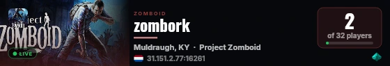 zombork live status badge