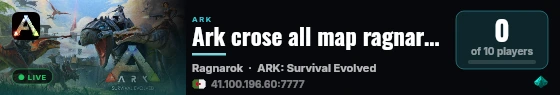 Ark crose all map ragnarock fadikfat promax - (v358.24) live status badge