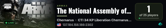 The National Assembly of Lesotho live status badge