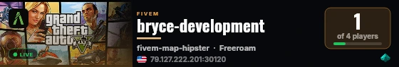 bryce-development live status badge