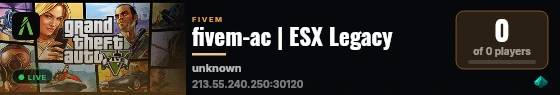fivem-ac | ESX Legacy live status badge