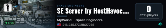 SE Server by HostHavoc.com live status badge