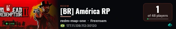 [BR] América RP live status badge