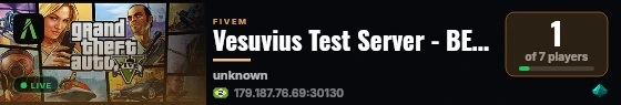 Vesuvius Test Server - BETO live status badge