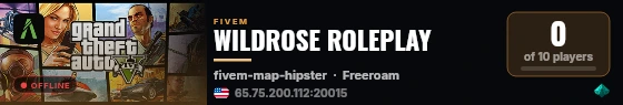 WILDROSE ROLEPLAY live status badge