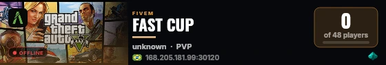 FAST CUP live status badge