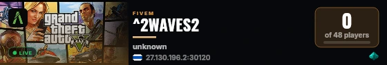 ^2WAVES2 live status badge