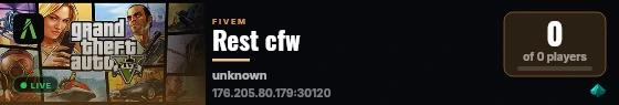Rest cfw live status badge