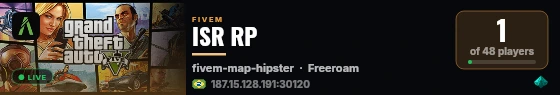 ISR RP live status badge