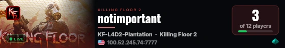 notimportant live status badge